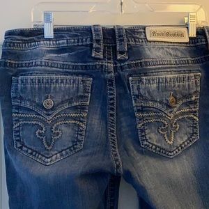 Rock Revival Julee Boot Jeans 33 x 32.5
